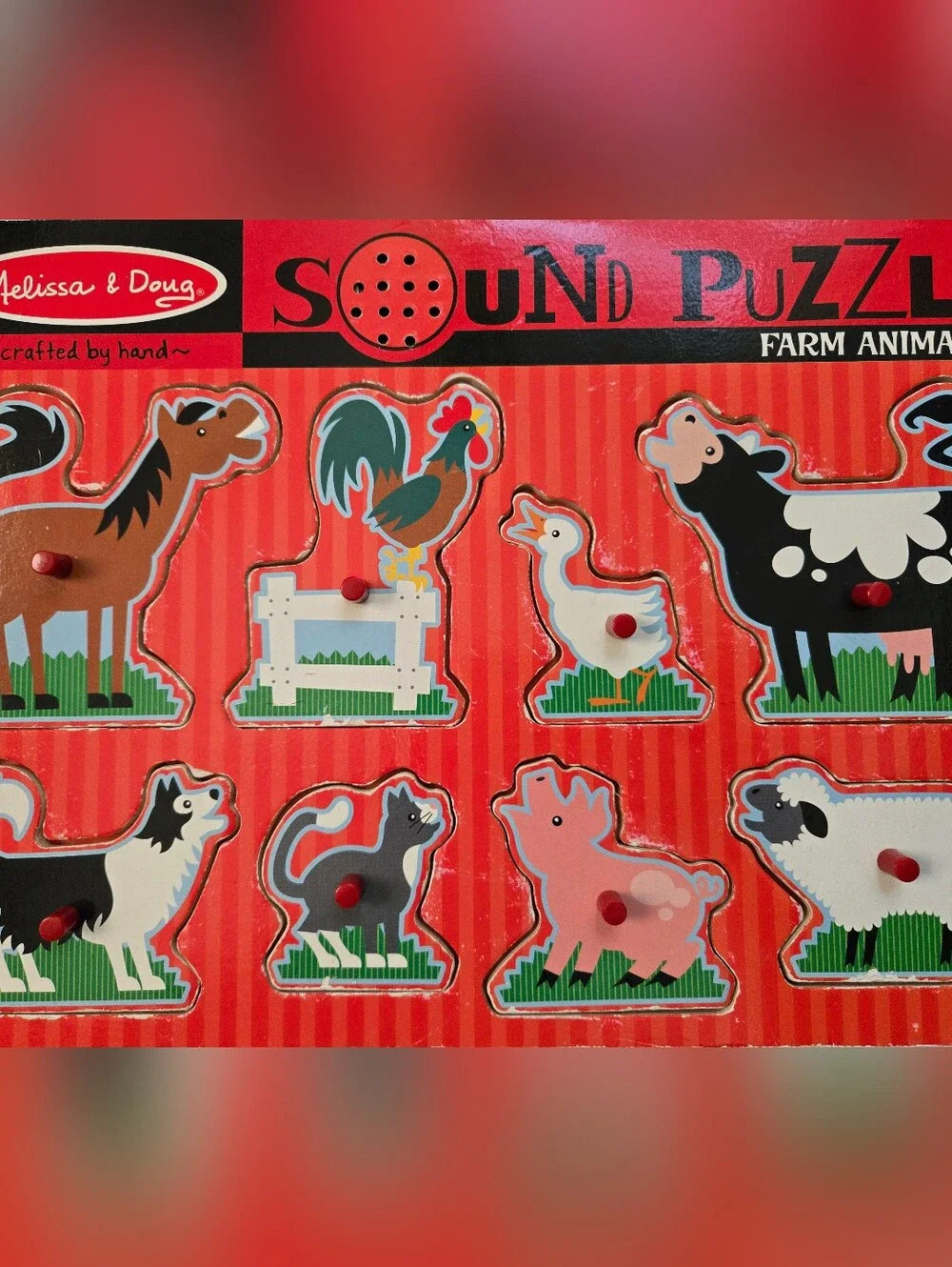Melissa & Doug Sound Puzzle - Farm Animals